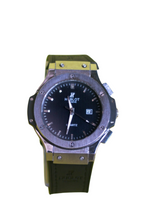 Hublot Classic Fusion Quartz Black Dial Leather Strap Watch