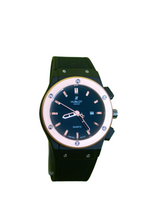 Hublot Geneva Quartz Black & Rose Gold Watch