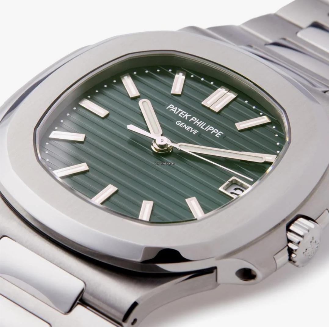 Patek Philippe | Luxury Green Dial Stainless Steel Watch