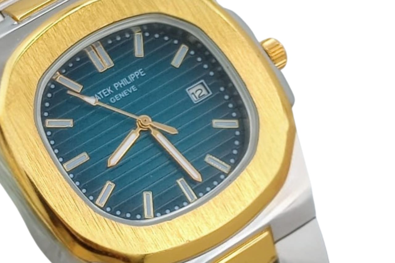 Luxury Patek Philippe Nautilus Two-Tone Stainless Steel & Gold Watch