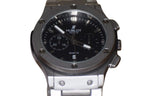 Hublot Classic Fusion Quartz Men’s Luxury Watch – Silver Strap, Black Dial