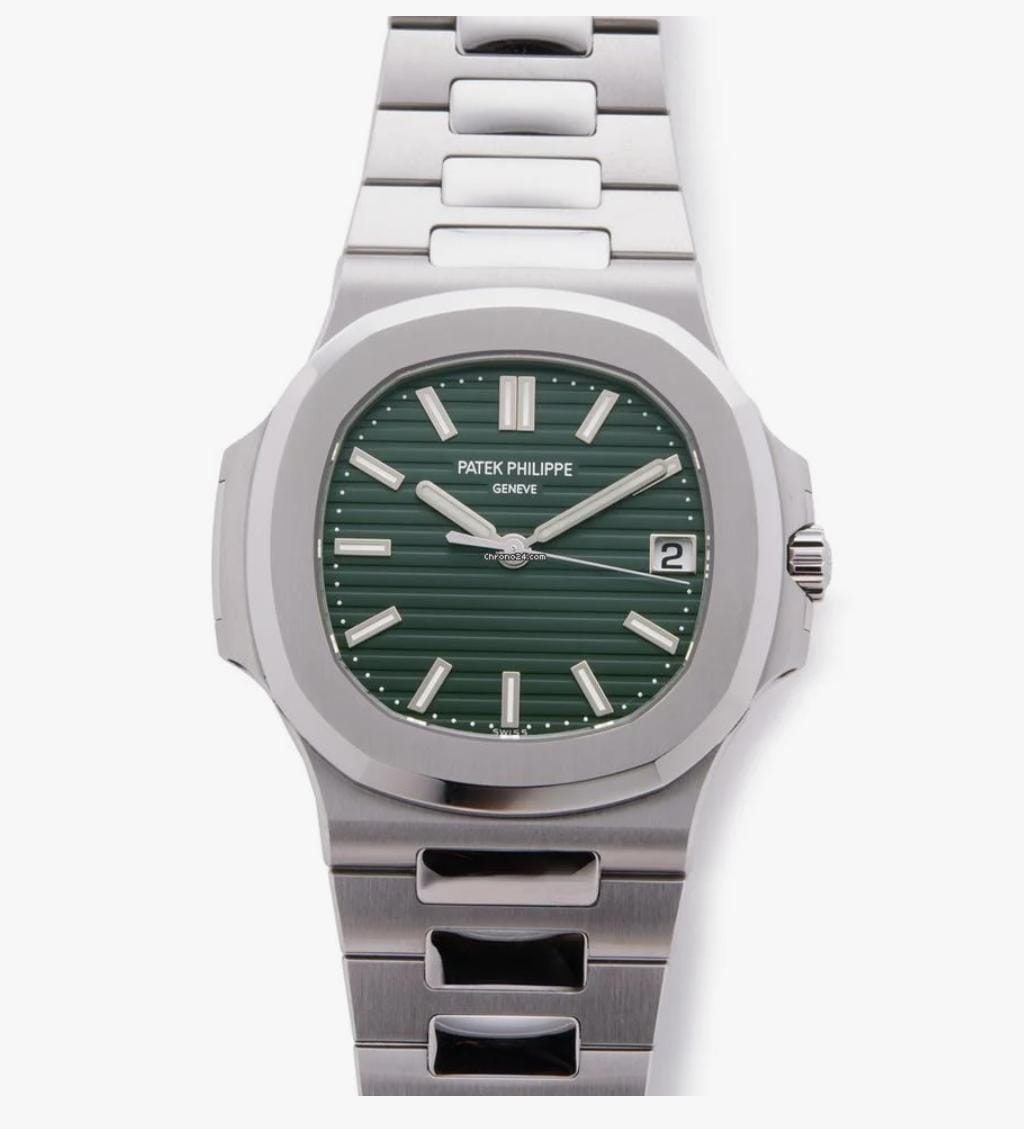 Patek Philippe | Luxury Green Dial Stainless Steel Watch